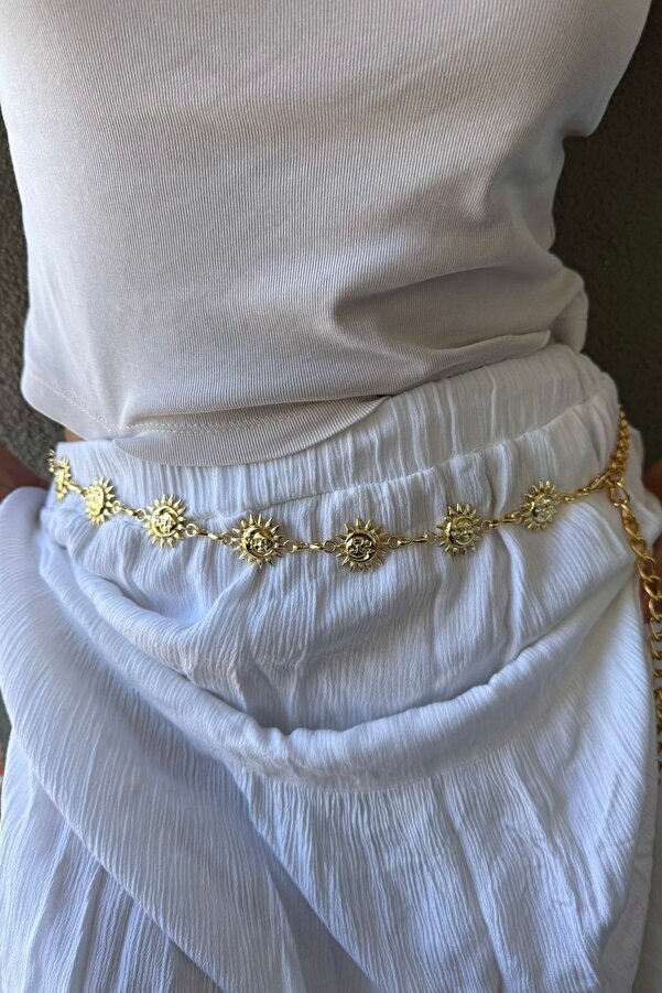 keisy Premium Chain Belt with Sun Detail Design- Trendyol - Main Image