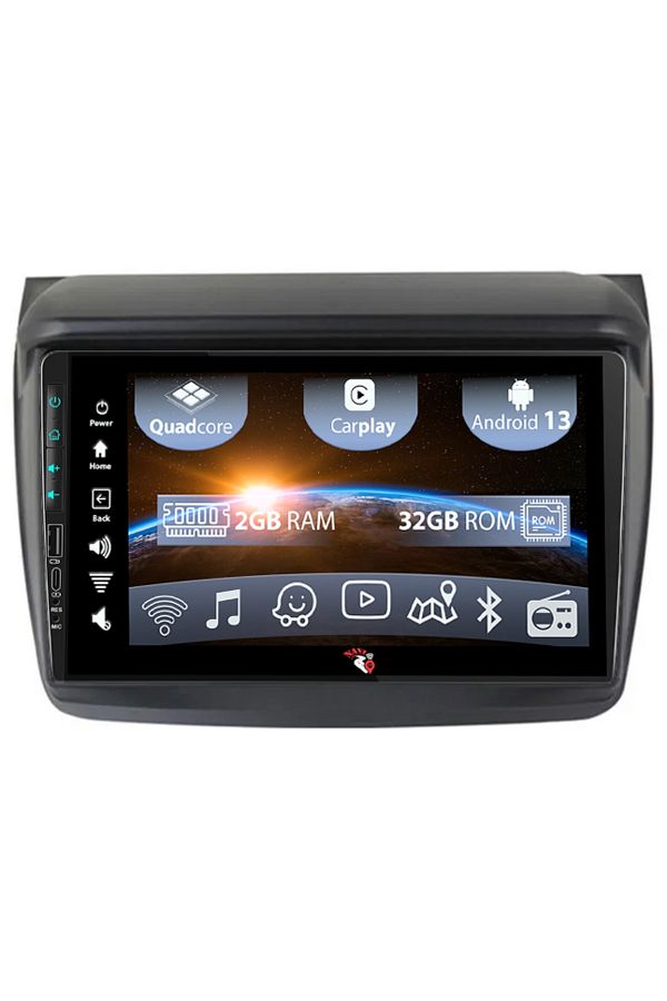 navi-it-Navigatie dedicata Mitsubishi L200 2008-2016, USB&Butoane fizice frontale, Android 13, Wireless Carp 1
