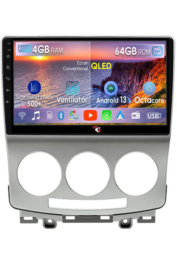 navi-it-Navigatie dedicata Mazda 5 2005-2010, 4GB RAM 64GB ROM, Octacore, Android 13, Display QLED 9", DSP, 1