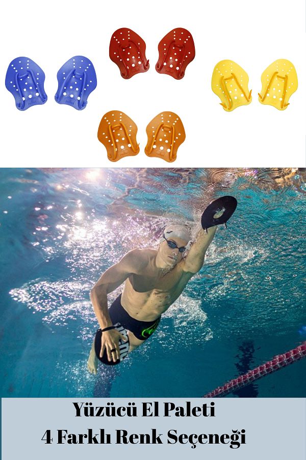 welcomein-Adjustable Swimmer Power Hand Flippers with Carrying Bag Suitable for Sea and Pool Use 1