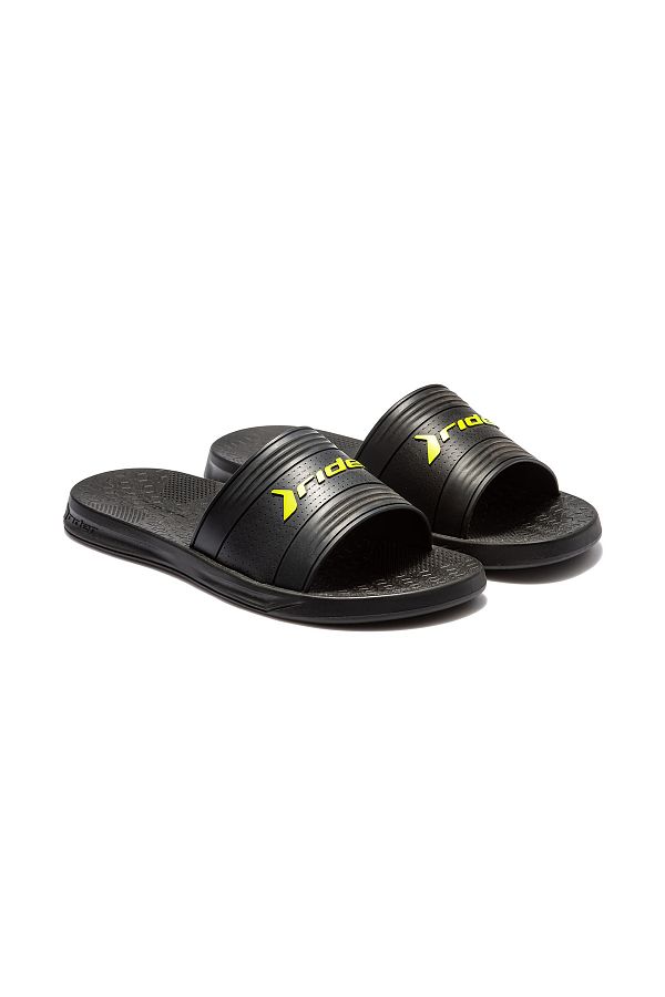 Rider-Liberty Men's Slippers Black-Green 40/46 1