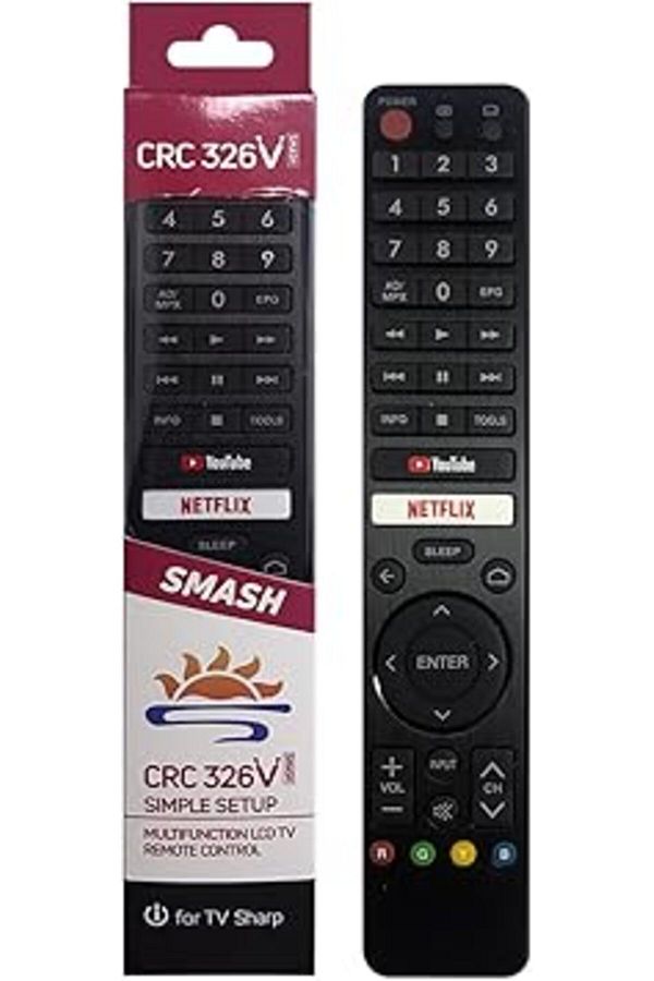 The Bros-CRC326V Replacement Remote Control for Sharp TV 1