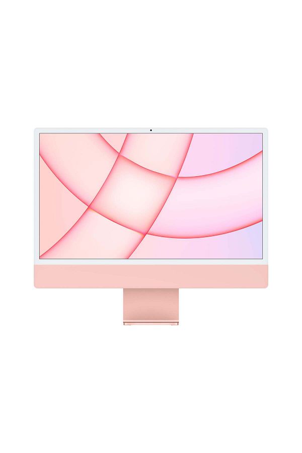 Apple-جهاز iMac مقاس 24 بوصة بشاشة Retina 4.5K: شريحة M1 مع وحدة معالجة مركزية 8 نواة ووحدة معالجة رسومية 8 نواة، وسعة تخزين 512 جيجابايت - وردي 1