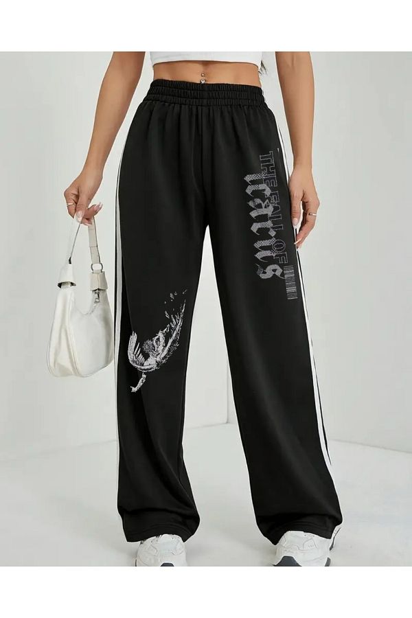 Touz Moda-The Fall of Oversize Elastic Baggy Sweatpants 1