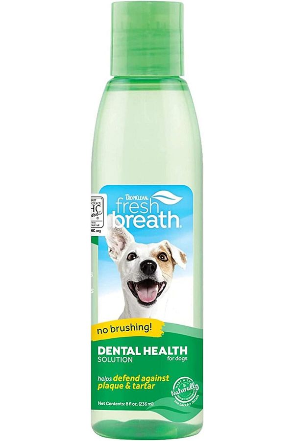 Tropiclean-Natural Fresh Breath Dental Health Solution, Clean Teeth, Dental Oral Care, Water Additiv 1