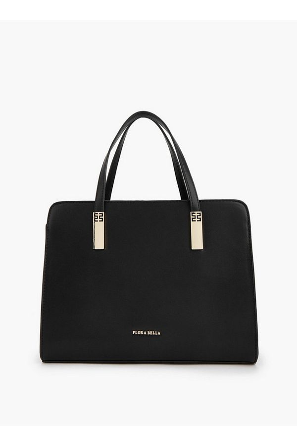 Flora Bella by Shoexpress-Solid Tote Bag with Detachable Strap and Zip Closure 1