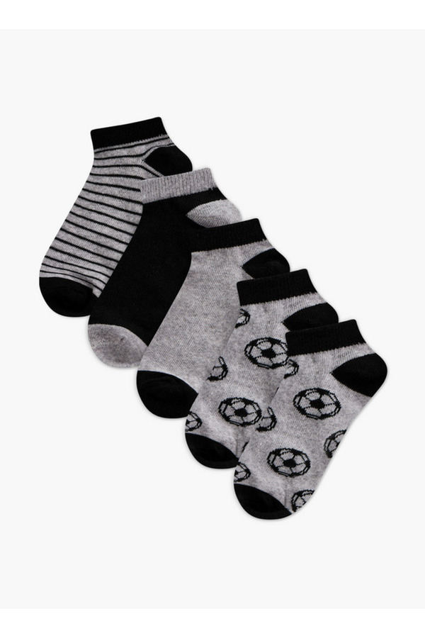 LBL by Shoexpress-Assorted Ankle Length Socks - Set of 5 1