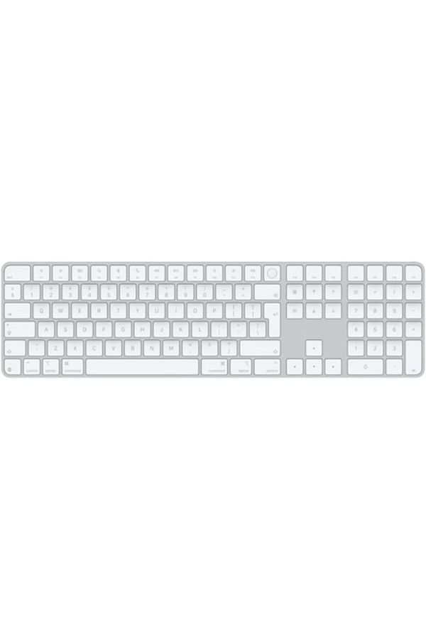 Apple-Magic Keyboard (2024) with Touch ID and Numeric Keypad, RO KB, White 1