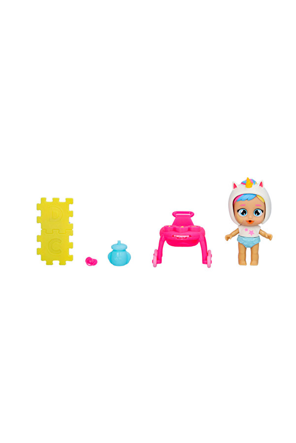 Cry Babies PlayTime Mini Dreamy Bebek ve Yürüteç Oyun Seti 923218