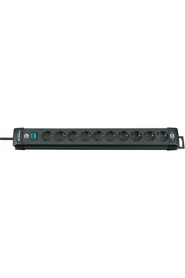 Brennenstuhl-Prelungitor Premium cu prize multiple, 10 prize, H05VV-F3G1.5, 3m 1