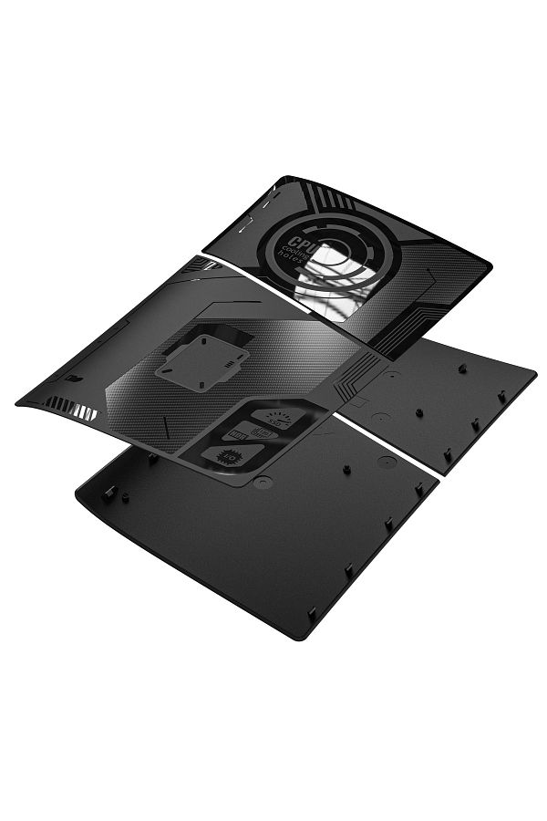 FlashHawk-Replacement Shell Case for PS5 Slim (Disc Edition/Digital Edition) - Lightweight Durable PC Material 1