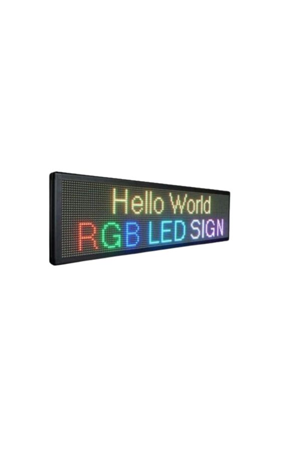 KlaussTech-Reclame luminoase, KlaussTech, lumină LED, culori RGB, dimensiune 300x40 cm, negru 1