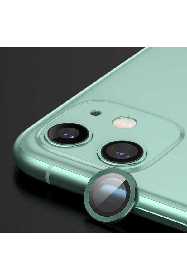 Cep Plus-واقي كاميرا CPPL CL-07 متوافق مع هاتف iPhone 11 - أخضر داكن 1