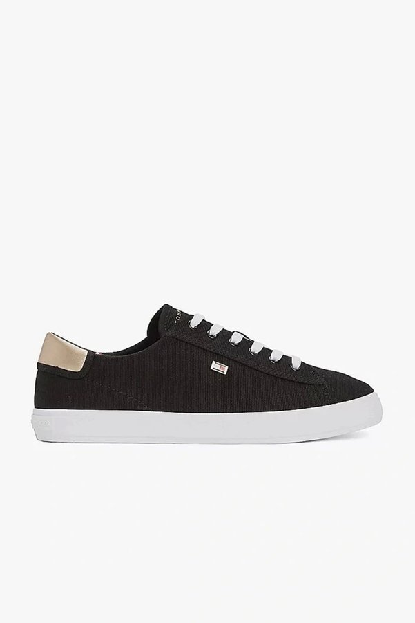Tommy Hilfiger Vulc Canvas Lace up Sneaker Women's Sneaker Fw0Fw08647Bds