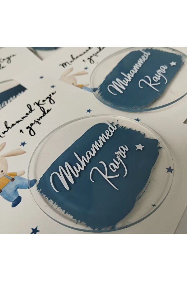 COSMICLINE Bebek Hediyelik Magnet, Doğum Günü Hediye Magnet Yenidoğan Hediyelik 10 Adet