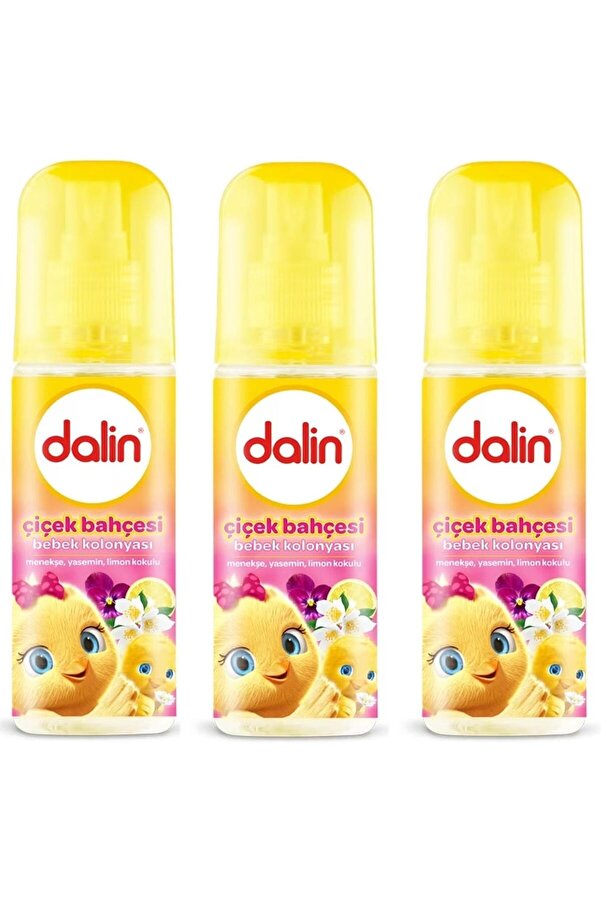Dalin Çiçek Bahçesi Bebek Kolonyası 150 ml 3 ADET