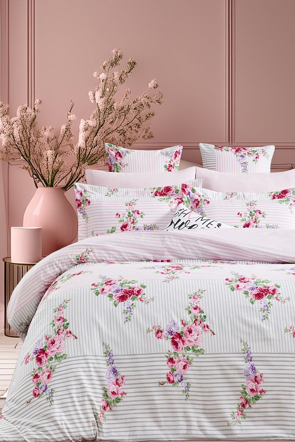 Always-Double Sided Double Duvet Cover Set with Elastic Sheet 1