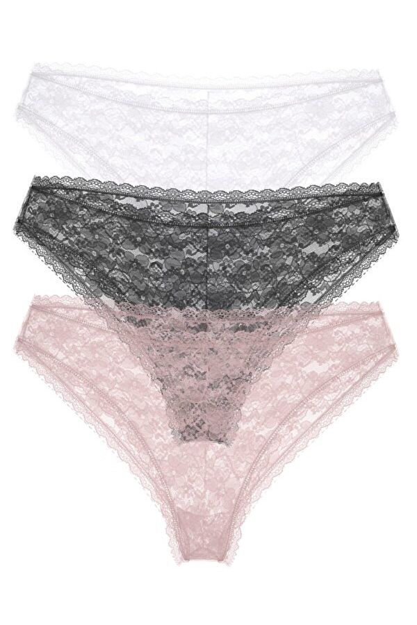 Guess-Basic Lace Women's Brief 3-Piece Panties Pack 1