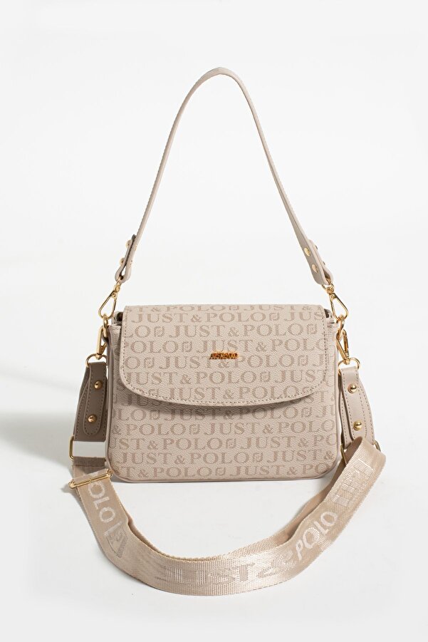 Just Polo Women's Shoulder Bag New Season Lacoste Fabric- Trendyol