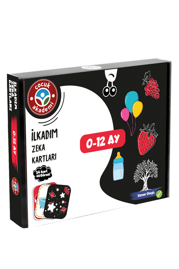 Çocuk Akademi Ilk Adım Zeka Kartı 0-12 Ay
