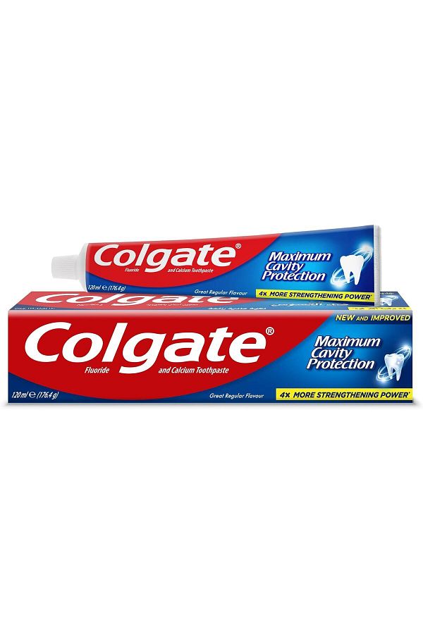 Colgate-T.p 120 ml Maximum Cavity Protection 1874 --- كولجيت ماكسيموم كافيتي بروتكتيون 120 مل 1