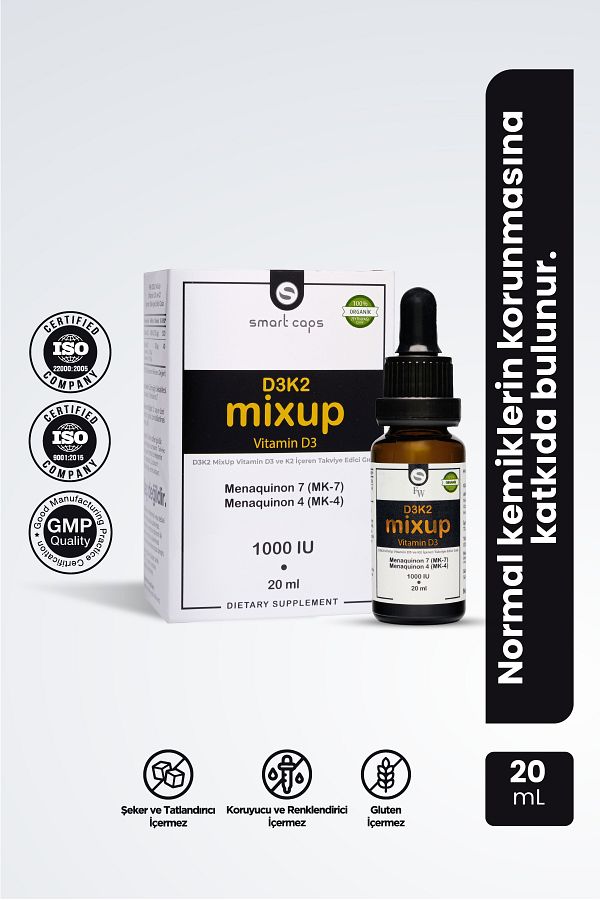 Smartcaps-D3K2 Mixup 20 ml Drops 1