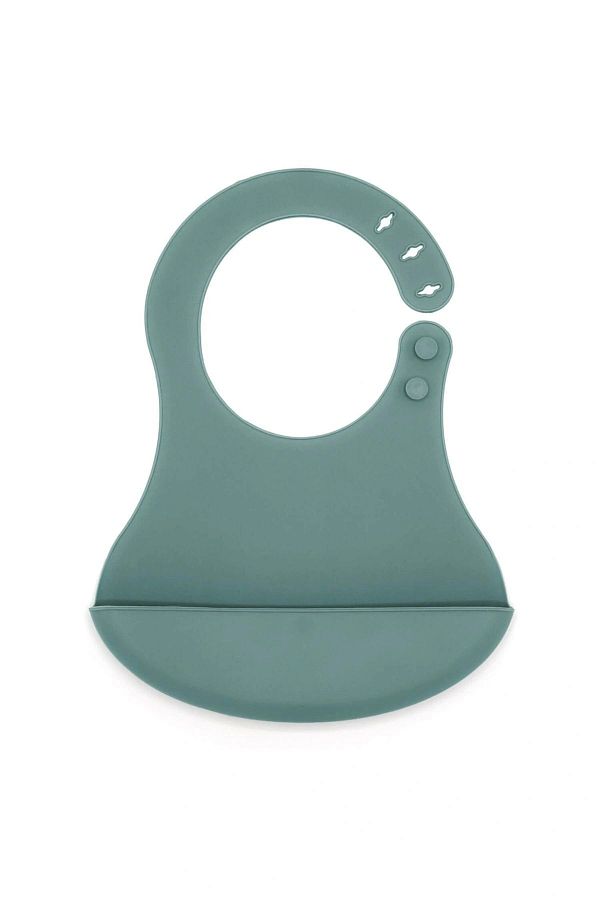 Babyjem-718 Mini silikonový Önlük Mint 1