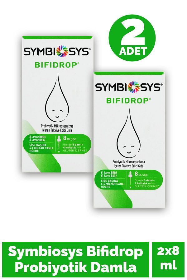 bıocodex-Symbiosys Bifidrop Probiotic Drops 8 ml 2 Pieces 1