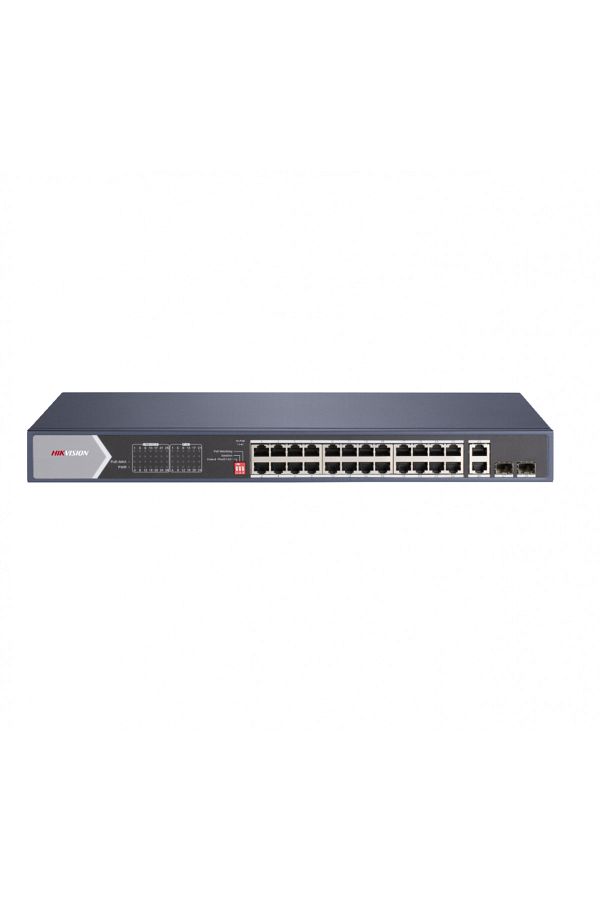 Hikvision-Switch DS-3E0528HP-E, 28-port, HiPOE 1