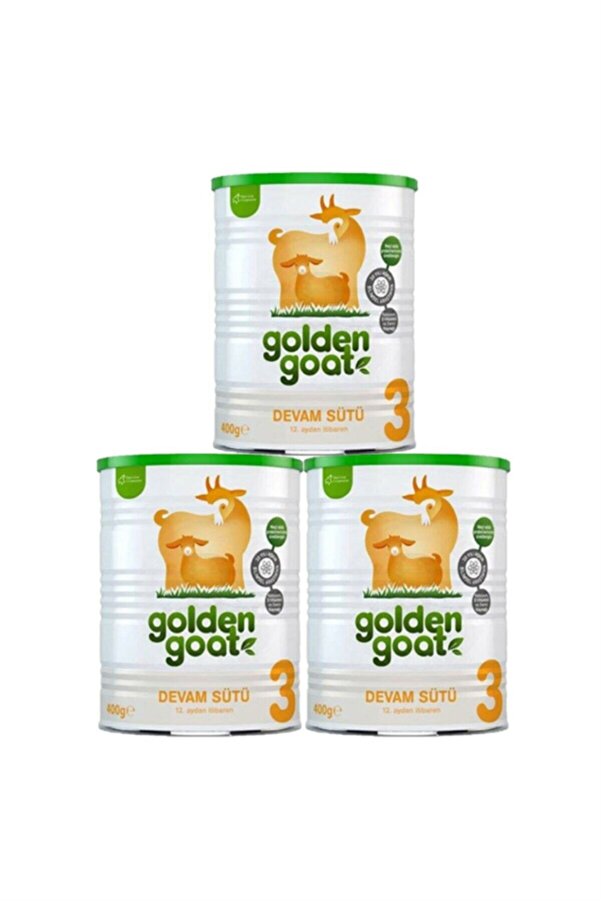 Golden Goat 3 Devam Keçi Sütü 400 gr 3 Adet