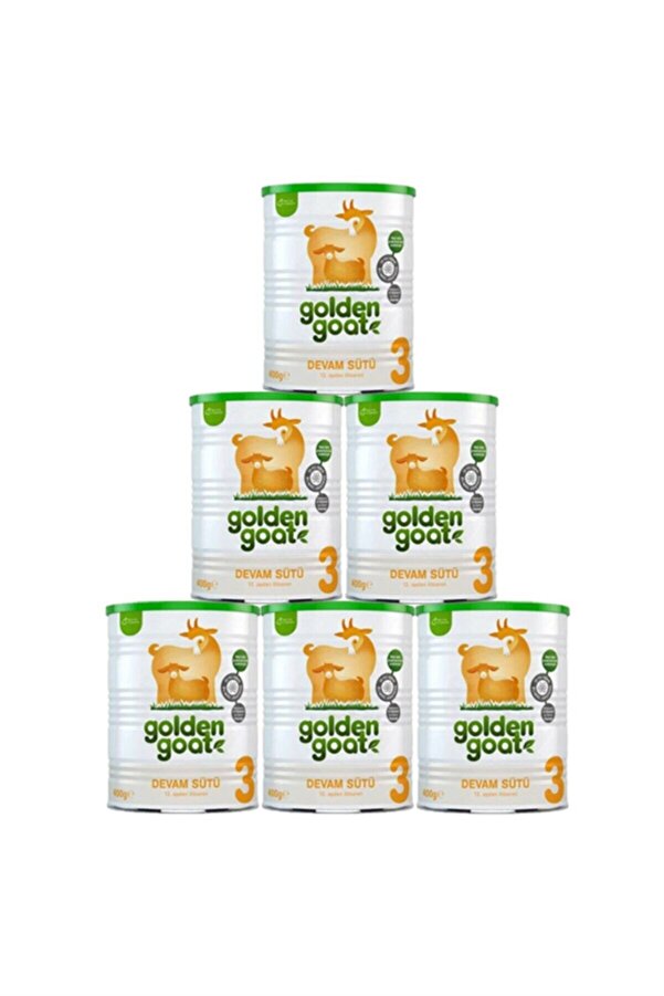 Golden Goat 3 Devam Keçi Sütü 400 gr 6 Adet