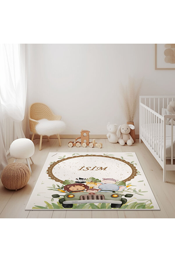 Şen Dekorasyon İsimli Safari Çocuk Halısı