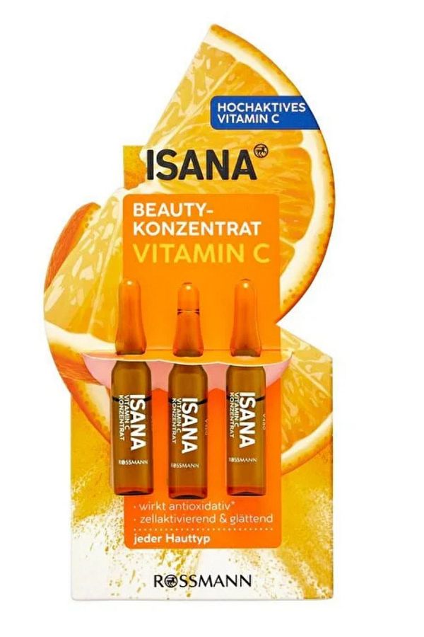 ISANA-Nourishing ampoule with hyaluronic acid and grapefruit extract vitamin c 3x2 ml 1
