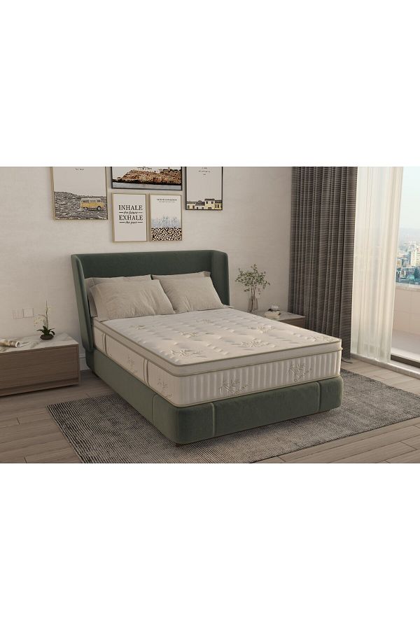 Somnart-Bamboo Super Comfort Pocket Multilayer 90x200 memory foam spring mattress, height 25 cm 1