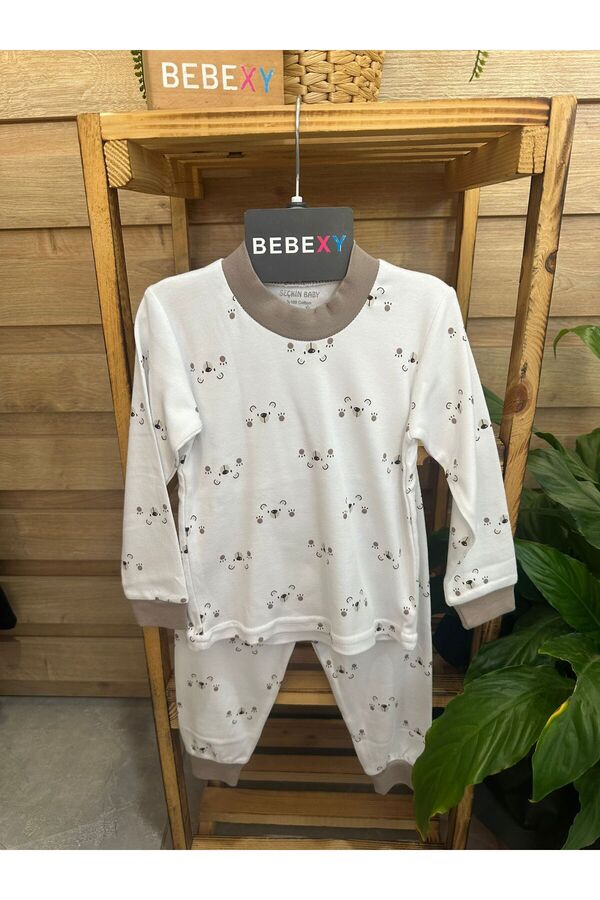BEBEXY BUTİK Ayıcık Desenli Bebek Pijama Takımı