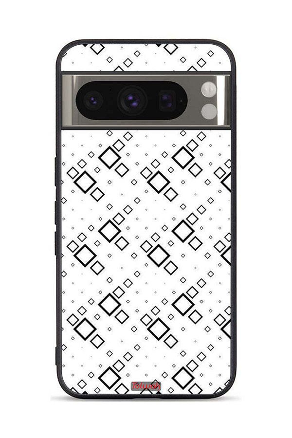 Tolwak-غطاء حماية لجهاز Google Pixel 8 Pro بتصميم مربع تجريدي فني رقمي 1