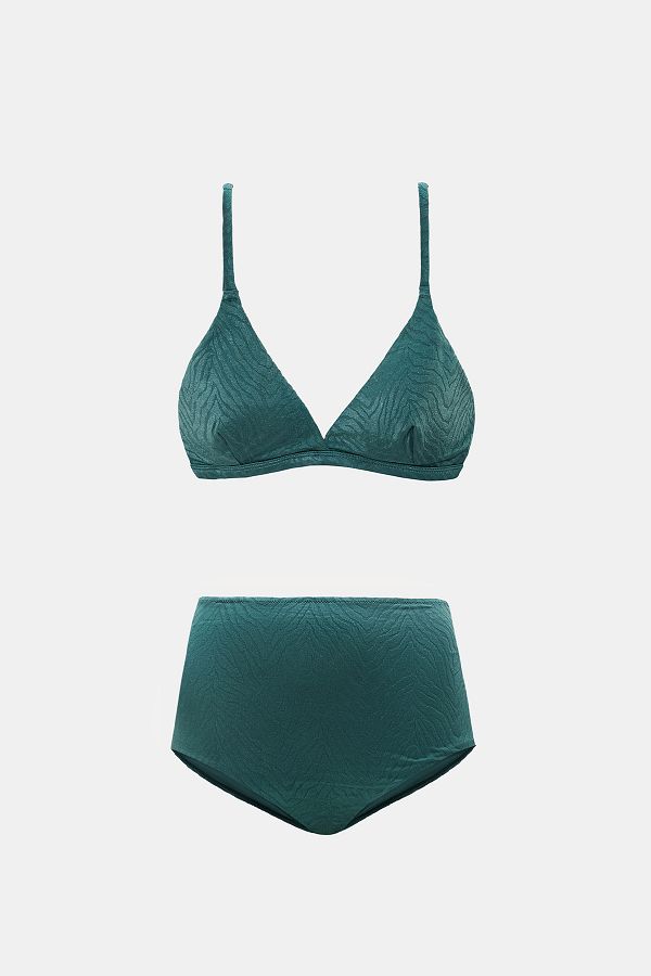 Amarelle-Σετ μπικίνι Bali Green Triangle Gatherer με μαξιλαράκια χωρίς γέμιση 1