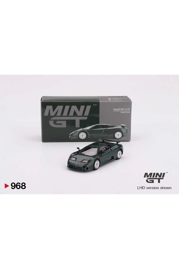 mini gt MGT00968 1/64 Bugatti EB110 GT Verde Scuro
