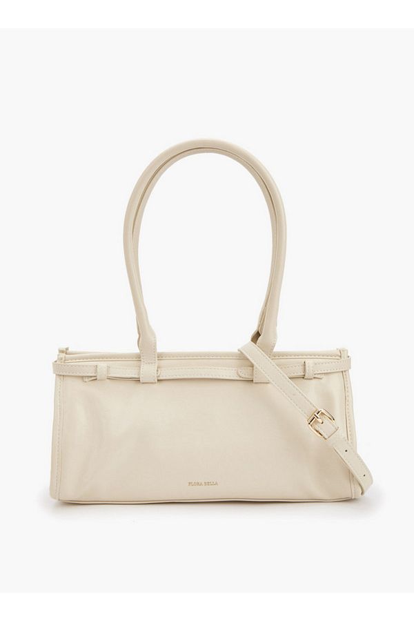 Flora Bella by Shoexpress-Solid Double Handle Shoulder Bag with Detachable Strap 1