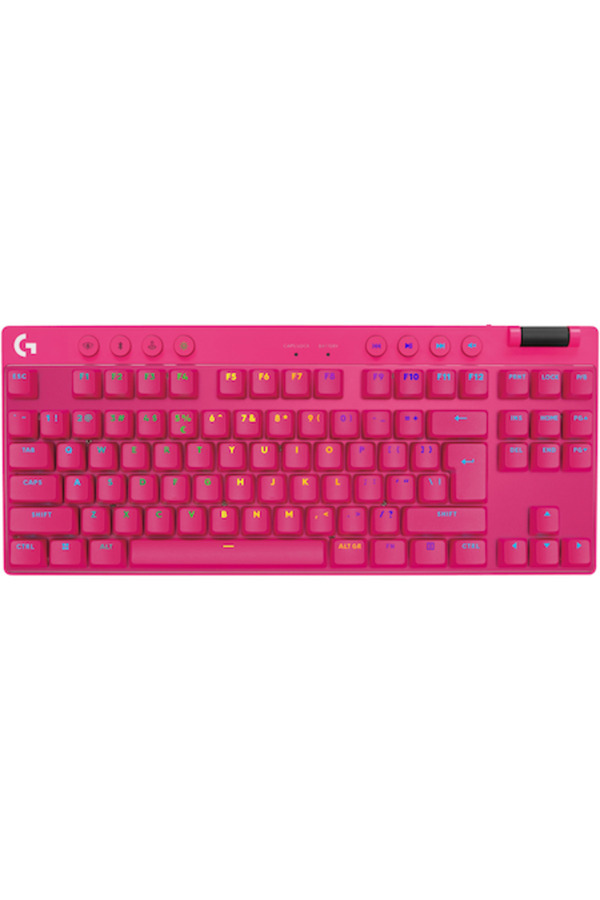 logitech-G PRO X TKL Lightspeed Gaming Keyboard, Magenta 1