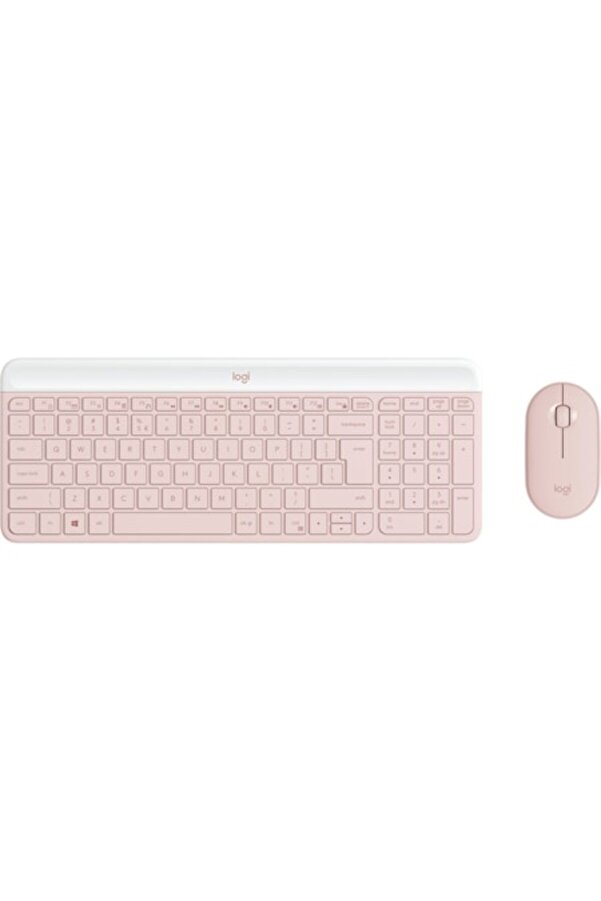 logitech-Wireless Keyboard and Mouse Combo MK470, Slim, US Layout, Rose 1