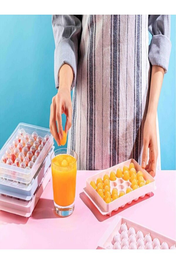 Mode Cool-Easy to Remove Ice Cooler Container Practical Round Ice Cooler Ice Ball Container 1