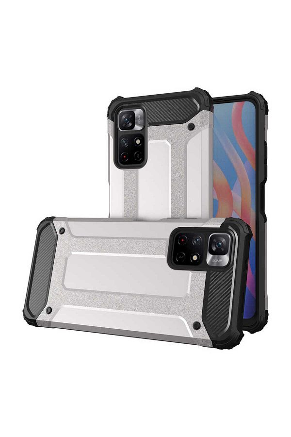 Cep Plus-غطاء حماية من السيليكون لهاتف Redmi Note 11 Global CPPL - رمادي 1