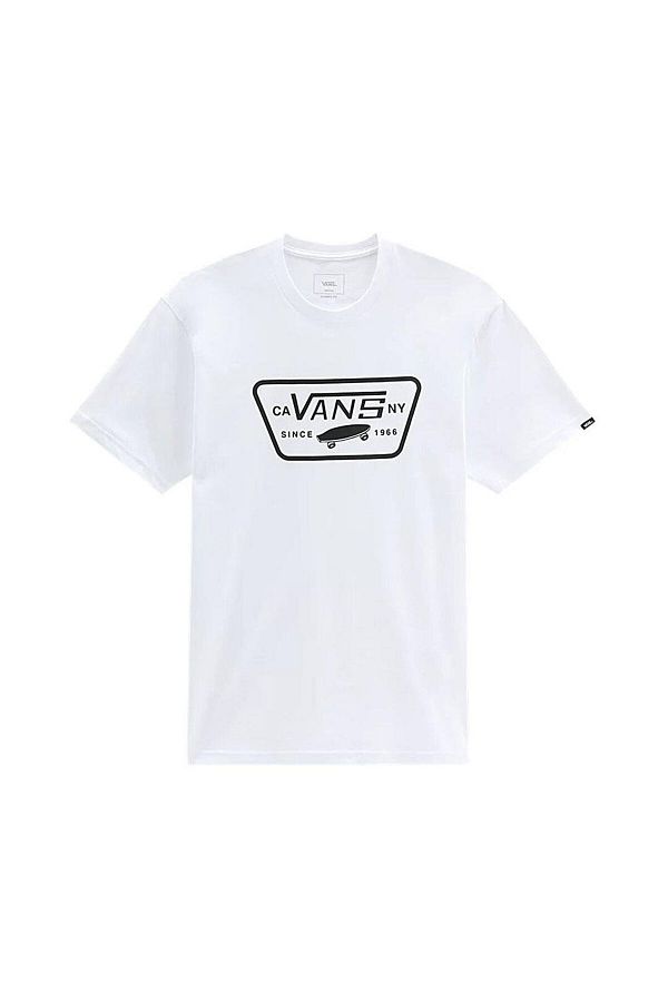 Vans-Full Patch Vn000qn8yb21 Ανδρικό λευκό μπλουζάκι 1