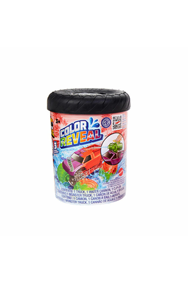 HOT WHEELS Monster Trucks Color Reveal Sürpriz Renk Değiştiren Araçlar Hjf39