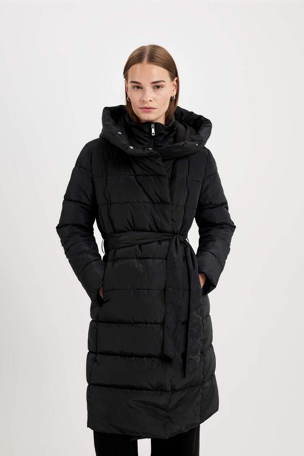 DeFacto-Voděodolná parka Regular Fit s kapucí A2365ax24cw 1