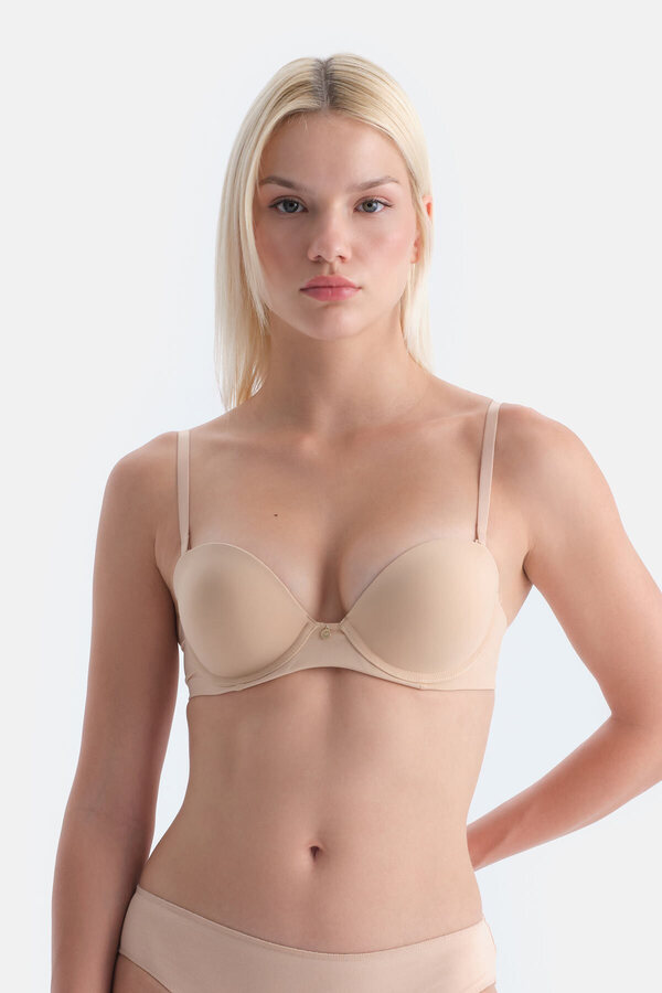 Dagi-Ten Plumeria pánt nélküli félpárnázott melltartó 1