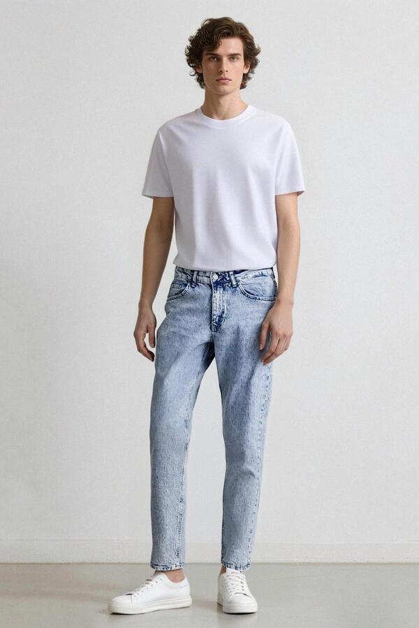 DeFacto-Παντελόνι Slim Tapered Fit Skinny Fit D2008AX25SP 1