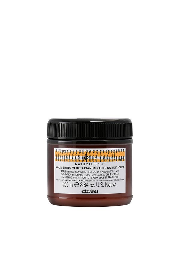Davines-Nourishing Vegetarian Miracle Conditioner - Nourishing Conditioner for Damaged and Dry Hair 250 Ml 1