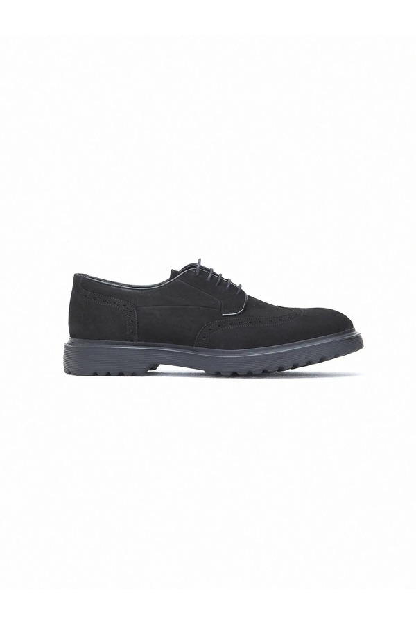 Kip-Black Leather Smart Casual Shoes 1